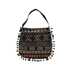Ethnic Style Tote Bag with Tassels