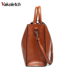 Women's Leather Totes Bag Handbag Embossed Flower KL218