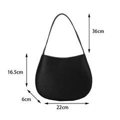 Women's Retro Saddle Underarm Bag Leather Casual Handbags