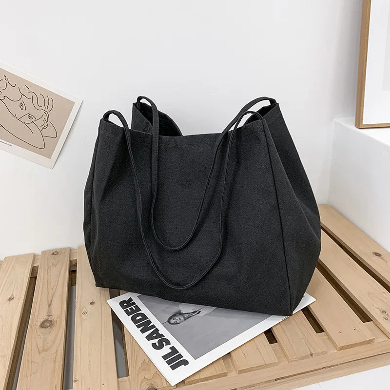 Canvas Shoulder Bag Spring Schoolgirl's Handbag