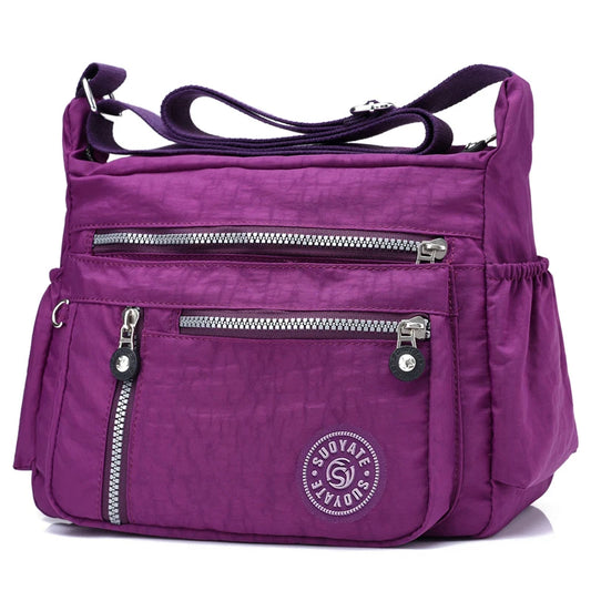 Women's Shoulder CrossBody Bag Nylon Tote Mother Purse Bolsas