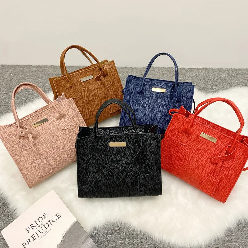 Women's Shoulder Messenger Bag Crossbody PU Leather Portable Handbag