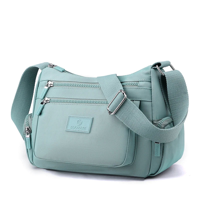 Women's Shoulder bag High Female Messenger Bag Teenager Ladies Nylon CrossBody B