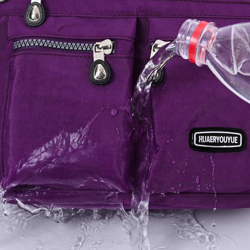 Light Nylon Women's Travel Handbag Crossbody Messenger Bag