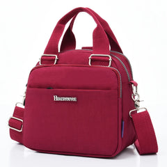 Women's Small Nylon Backpack Waterproof Crossbody Bag
