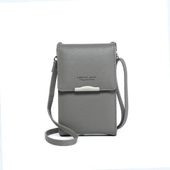 Small Crossbody Shoulder Bag PU Leather Cell Phone Pocket Purse Clutch Wallet