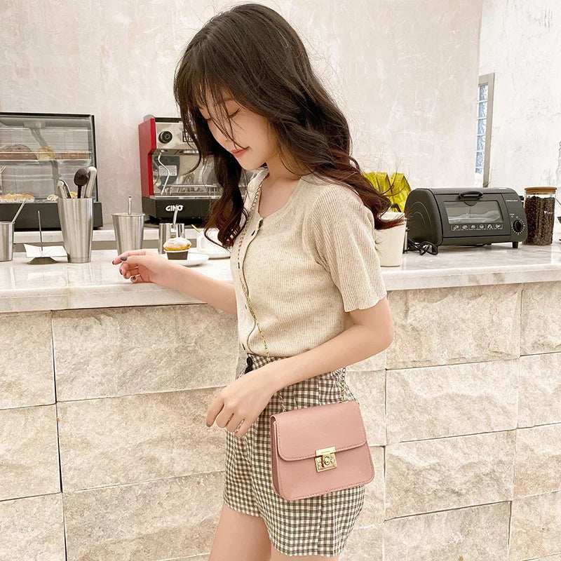 Women's Small Messenger Bag Classic Shoulder Bag Satchel Handbags