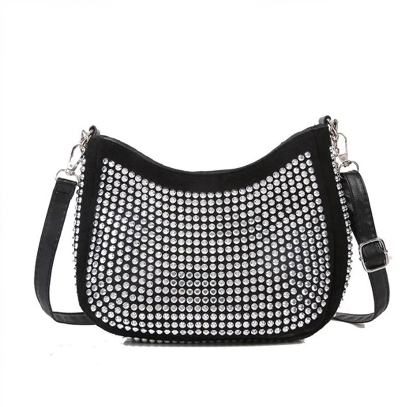 Women's Small Messenger Bags Bright Diamond Handbag