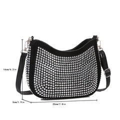 Women's Small Messenger Bags Bright Diamond Handbag