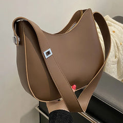Women's Small Leather Shoulder Bag Cosmetic Purse