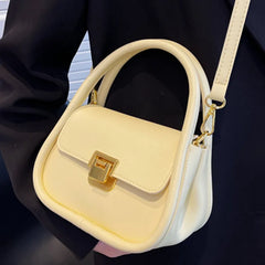 Women's Small Shoulder Bag Soft Leather Crossbody Flap Handbag
