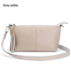 Women's Soft Leather Shoulder Bag Cowhide Leather Female Small Portable Phone Ba