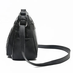 Women's Soft Leather Shoulder Bag Crossbody Handbag Small Messenger Bolso