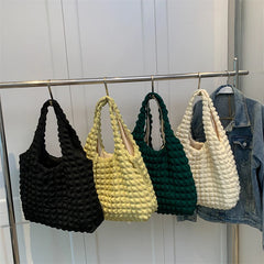 Women's Winter Tote Bag Large Capacity Shoulder Shopper Handbag
