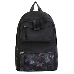 Women's Solid Backpack Schoolbag Multi-purpose Backpack