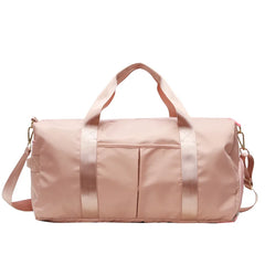 Sports Yoga Gym Bag, Travel Tote w/ Shoes Dry/Wet Separation