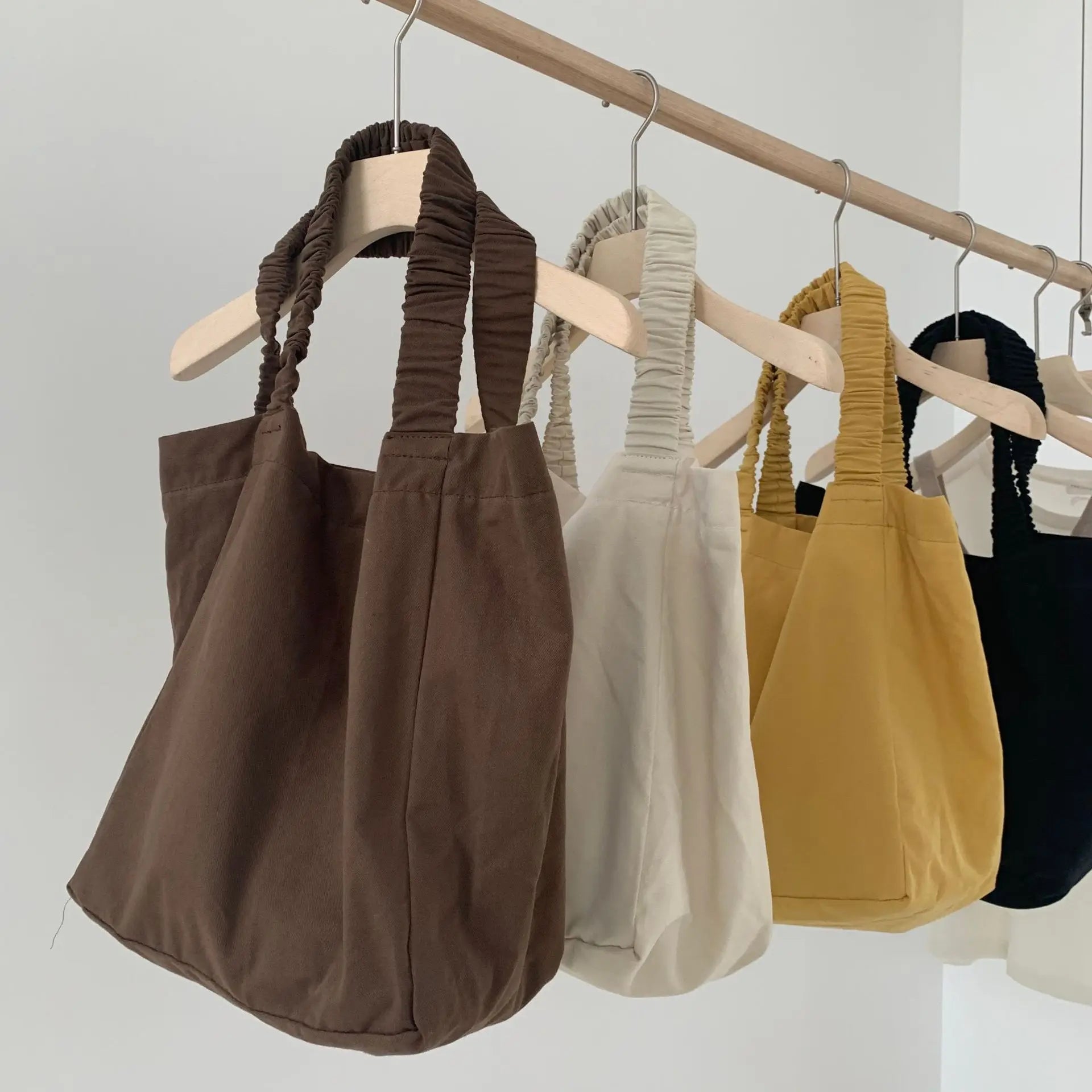Women's Summer Texture Shoulder Bag Canvas Handbag