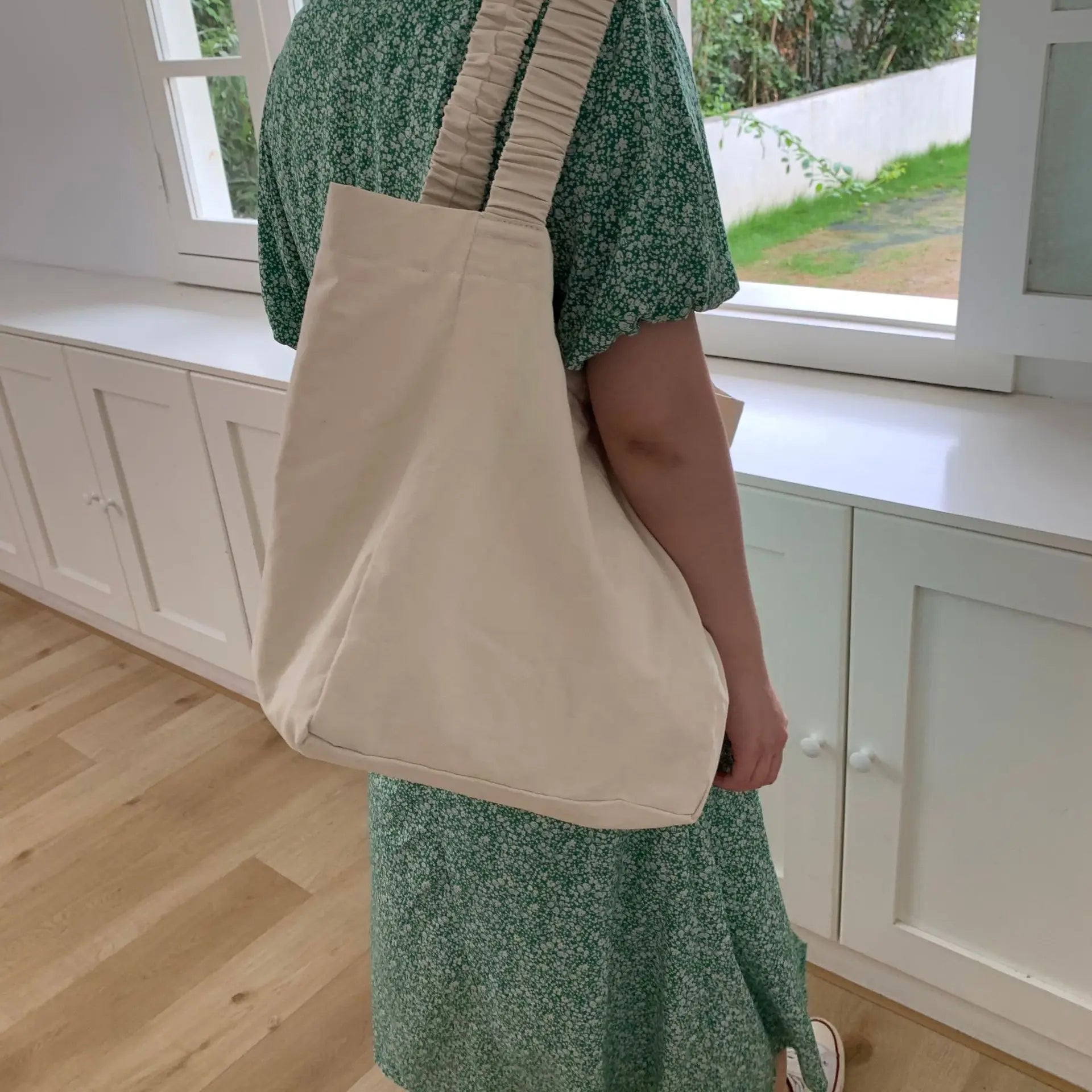 Women's Summer Texture Shoulder Bag Canvas Handbag