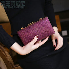 Women's Glitter Party Dinner Bag Diamond Bridal Handbag