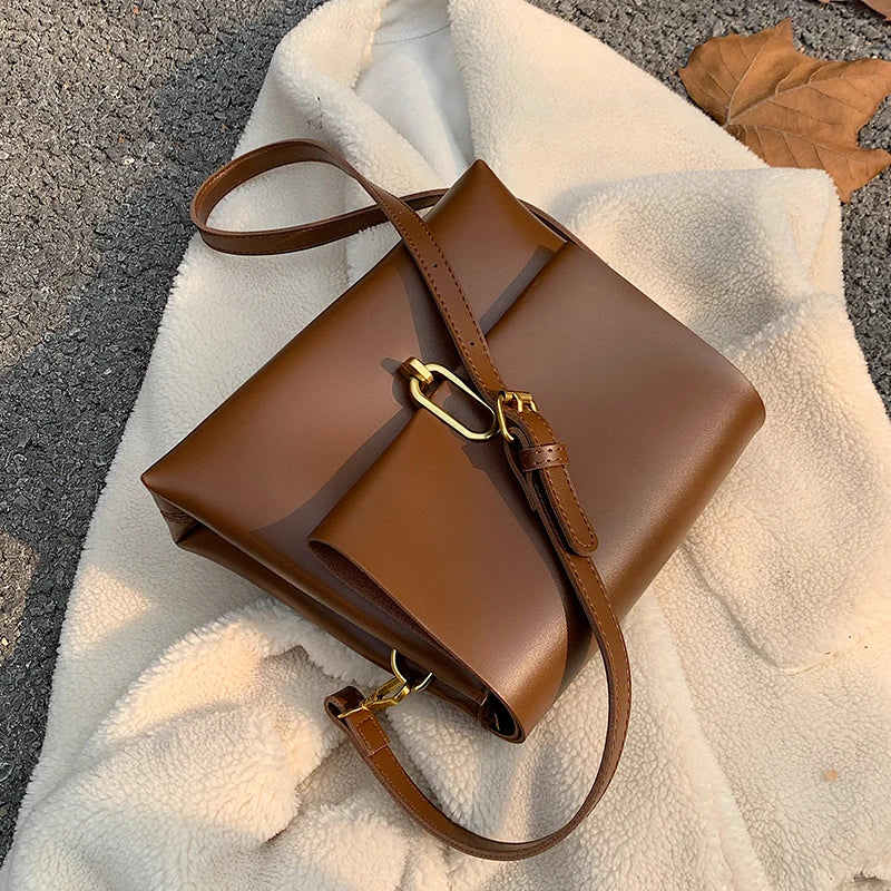 Women's Temperament Square Bag Winter All-match Handbags Female