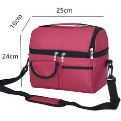 Large-Capacity Thermal Lunch Bag Waterproof Tote Box