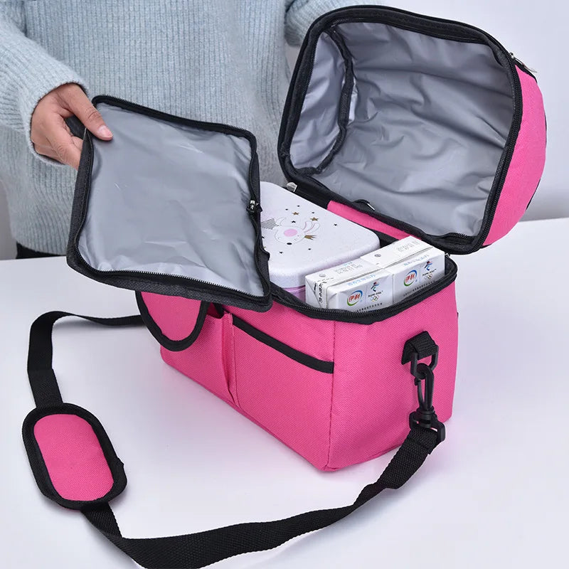 Large-Capacity Thermal Lunch Bag Waterproof Tote Box