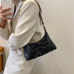 Women's Bow Tie Tote Bag Shoulder Handbag on Sale
