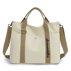 Canvas Tote Bag Large Capacity Handbag Casual Shoulder Messenger Travel Shopping