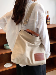 Casual Canvas Large Tote Bag for Women Handbags
