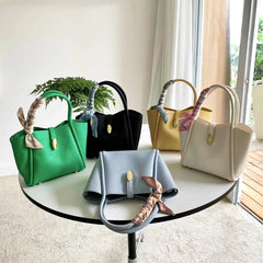 Women's Tote Pack Large Capacity Solid Shoulder Bag