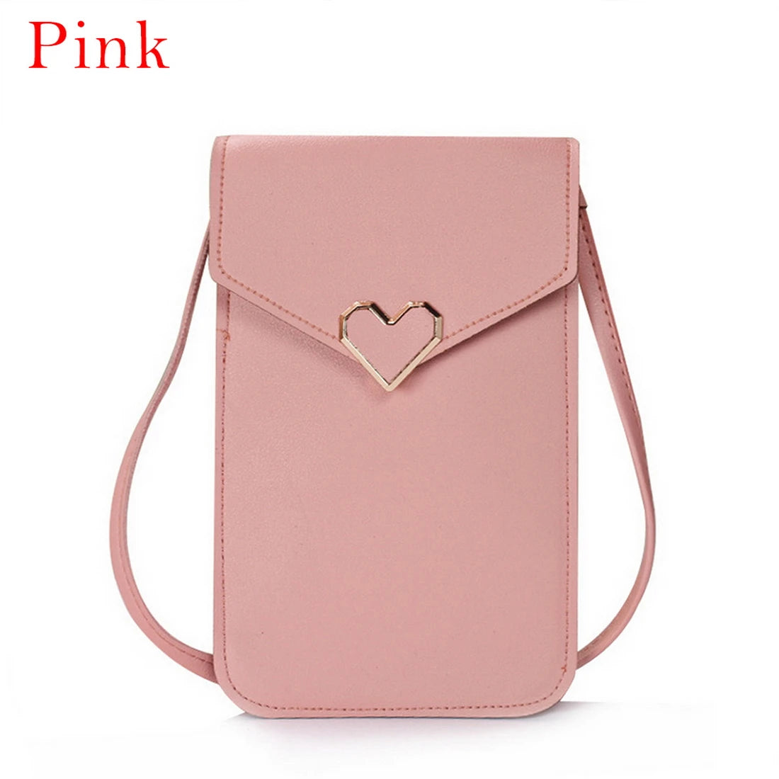 Women's Touch Screen Cell Phone Purse Transparent Bag Cross Wallets