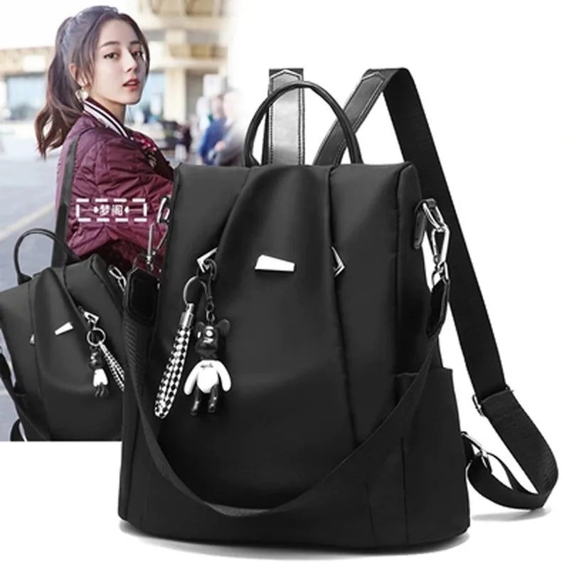 Women's Travel Anti-Theft Backpack Oxford Cloth Water Repellent Backpack