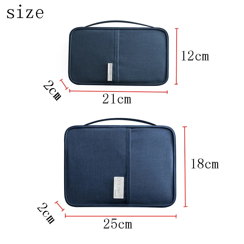 Waterproof Family Passport Holder Organizer Case