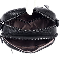 Women's Soft Leather Crossbody Bag Classic Square Handbag