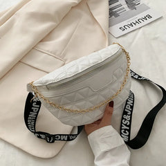 Women's Leather Waist Belt Bag Shoulder Bags Chest Bag