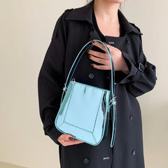 Women's Brightening Leather Shoulder Bag