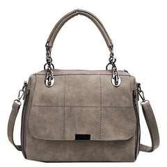 Vintage Frosted Shoulder Bag for Women