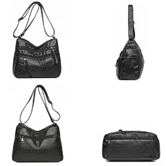 Vintage Soft Leather Shoulder Bag