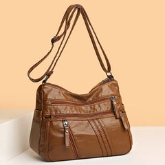 Vintage Soft Leather Shoulder Bag