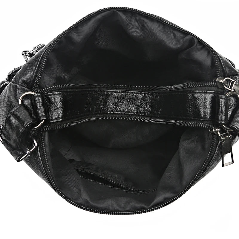 Vintage Soft Leather Shoulder Bag