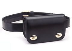 Women's Waist Bag Fanny Pack High PU Leather Belt Cell Phone Purse