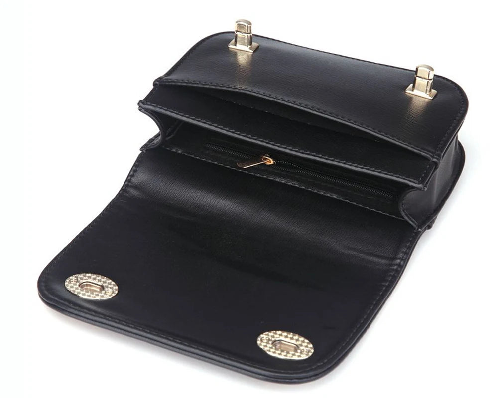 Women's Waist Bag Fanny Pack High PU Leather Belt Cell Phone Purse