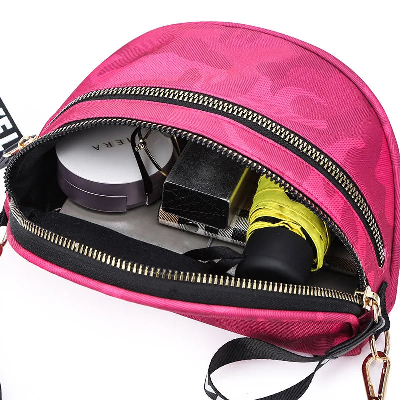Camouflage Waterproof Nylon Waist Bag for Women