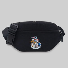 Astronaut Pattern Waist Bag Outdoor Crossbody Messenger Bag