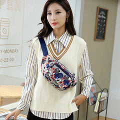 Women's Nylon Waist Bag Crossbody Fanny Pack Hip Purse
