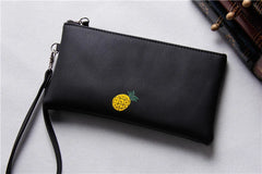 Women's Fruit Cartoon Wallet Soft Leather Handle Bag