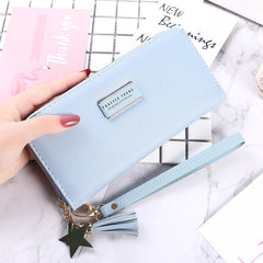 Women's Wallet Phone Bag Clutch Letter Zip Hand Strap