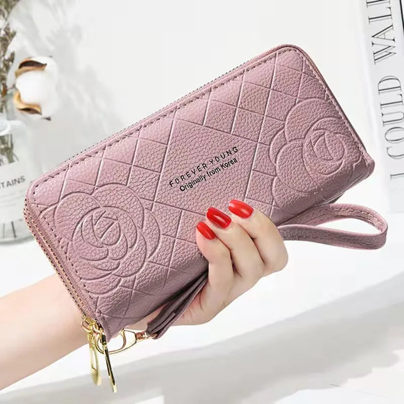 Women's Wallet Ladies Mobile Phone Bag Long Printing Clutch Bag