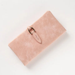 Women's Long Wallet with Frosted Buckle