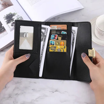 Women's Long Hand Wallet PU Multi-card Slot Large-capacity